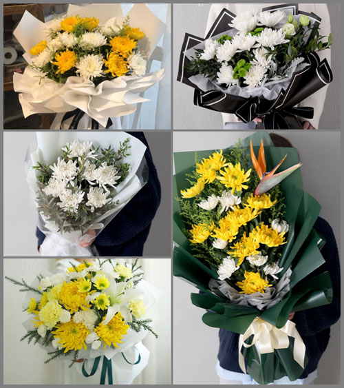 广东潮州市潮安区彩塘镇骊塘三村白事花束代送